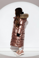 Пальто для девочки GnK З-916 превью фото